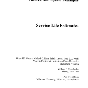 Concrete Bridge Protection and Rehabilitation: Chemical and Physical Techniques: Service Life Estimates [PUB]