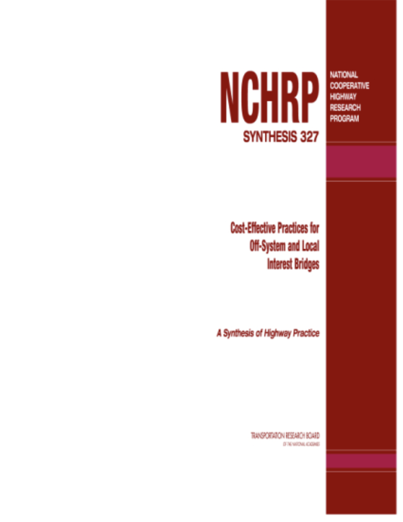 NCHRP Report 327: Cost-Effective Practices for Off-System and Local Interest Bridges [PUB]